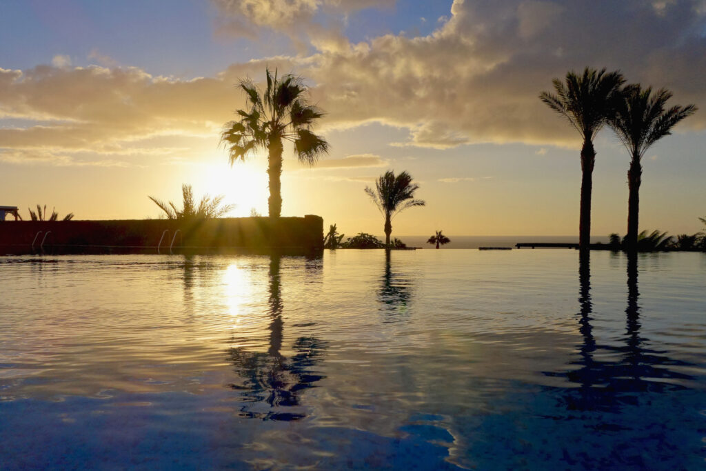 Sunrise in the Canary Islands